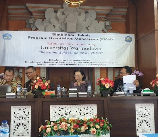 Dosen Prodi Bisnis Kewirausahaan Mengikuti BimTek PKM di Universitas Warmadewa, Bali