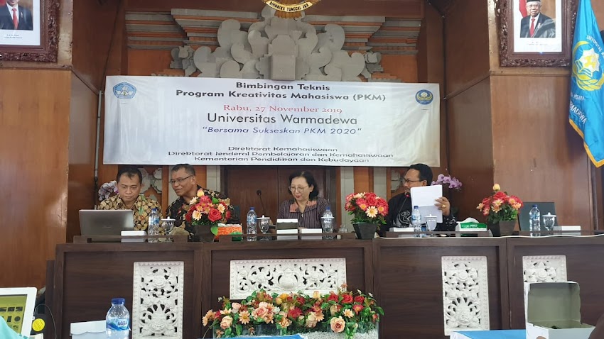 Dosen Prodi Bisnis Kewirausahaan Mengikuti BimTek PKM di Universitas Warmadewa, Bali